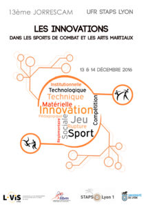 Affiche JORRESCAM UFR STAPS Lyon Innovation
